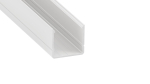 Lumines profile type RAI white lacquered, 3 m